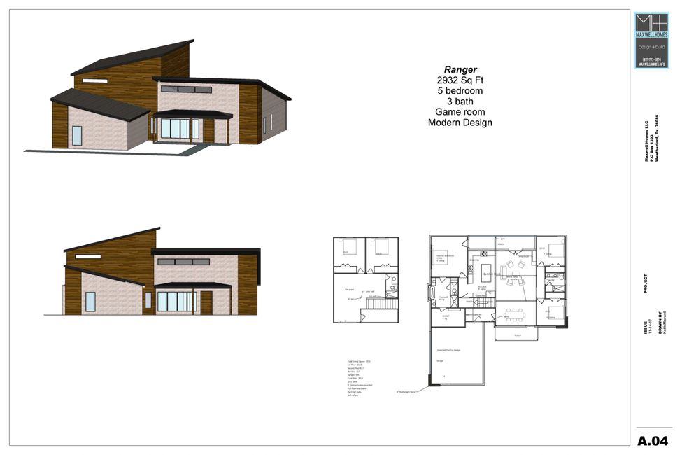 House Plans Maxwell Homes